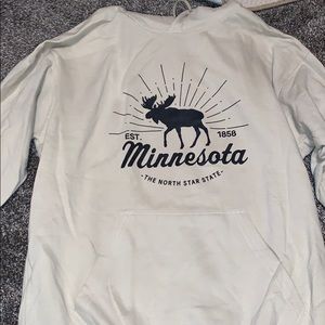 Tan oversized Minnesota hoodie